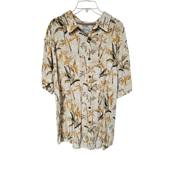 Margaritaville Other - Margaritaville Hawaiian Shirt Mens XL Button Up Bird of Paradise Beach Resort